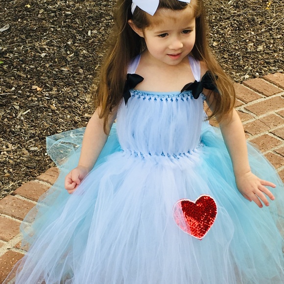 ALICE IN WONDERLAND couture tutu dress/costume - Picture 6 of 8